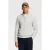 Shiwi Pike Relaxed Fit Zigzag Pullover Light Grey Melange