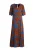 B.Young jurk BYJOSA met all-over print terra/blauw