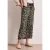 Street One Dames Broek met gedessineerde Wide Legs in Zwart