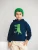 SATURNDAY Sweatshirt ‘Krokodil Football’  blauw