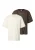 Karl Kani Shirt  lichtbeige / donkerbruin / wit