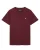 Lyle & Scott Effen T-shirt in Bourgondië