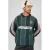 Prohibited katoenen regular fit gebreide gestreepte trui met patches – groen