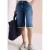 Cecil Dames High Waist denim shorts in een Loose Fit in Blauw