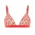 Nicce Verstelbaar Wit/Rood AOP Hart Dames Triangle Bralette 211 2 15 09 0469