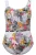 Ulla Popken Badpak  gemengde kleuren / wit