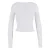 Dames-T-shirt met lange mouwen Urban Classics Ruffled Super Slim