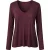Elegante top met lange mouwen en V-hals
