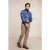 River Woods Checked Flannel Shirt Blue/grey