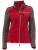 heine Fleece jas  grafiet / rood