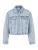 Vero Moda Petite Tussenjas ‘VMAYA’  blauw denim