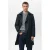 Mango Man trenchcoat donkerblauw