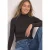 Effen basic shirt met col