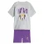ADIDAS SPORTSWEAR Sportpak ‘Adidas x Disney Minnie Maus’  grijs gemêleerd / lila / lichtoranje / zwart