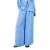 French Connection Dames-culotte met wijde pijpen van Damasco (Korenbloem blauw)
