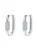 Hey Happiness Oorbellen ‘Carabiner’  zilver