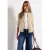 Street One Dames Blouson in effen kleur in Beige