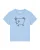 Watapparel Shirt ‘ Le poulet – das Huhn ‘  lichtblauw / zwart