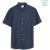 Farah Herenoverhemd met korte mouwen, model Brewer Slim (Blauw)