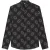 The Kooples Slim Shirt D Galaxy Pattern Black White