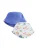 Next Hoed  violetblauw / lichtoranje / wit