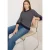 Cecil Dames Trui met structuur in Blauw