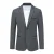 Heren colbert slim fit jas zakelijk dagelijks blazer grijs