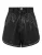 Leren Korte Broek