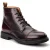 Base London Boulton Leren Heren Bordo Enkellaarzen