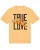 Watapparel Shirt ‘ True Love ‘  lichtgeel / gemengde kleuren