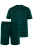 JP1880 Pyjama kort  groen / wit