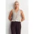 Gestreepte Cropped Gilet