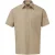 Premier Herenshirt met korte mouwen Popeline (Khaki)