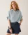 Summum Blouse Short Sleeves Viscose Cotton 2s3484-12370 Blouse 431 Glacier Blue