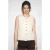 Pluchen Gilet met Knopen Sluiting
