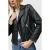AllSaints Dalby Faux Biker Black