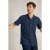 White Stuff Rib Ss Jersey Shirt Dark Navy