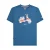 Lambretta Heren AW24 Scooter Vlag Big & Tall T-Shirt (Donkerblauw)