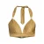 BEACHWAVE voorgevormde push-up bikinitop met textuur goud