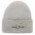 Fred Perry grafisch logo betongrijze muts