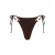 The Lola Club high leg strik bikinibroekje Josey bruin