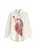 Thinking MU Blouse ‘Odie’  rood / wit