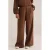 WE Fashion wide leg broek – camel