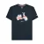 Lambretta Heren AW24 Scooter Vlag Big & Tall T-Shirt (Navy)