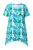 MIAMODA Shirt  blauw / turquoise / grasgroen / wit