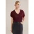 We Fashion Knitted Pullover Burgundy Red
