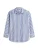 TOMMY HILFIGER Blouse ‘ESS’  blauw / wit