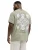 T-shirt groen witte backprint Jack & Jones Plus Size