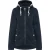 Dreimaster Gebreide fleece jas Dames marine gem