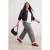Trendyol Curve Dames Grijs Effen Hoge taille Grote maten Jeans